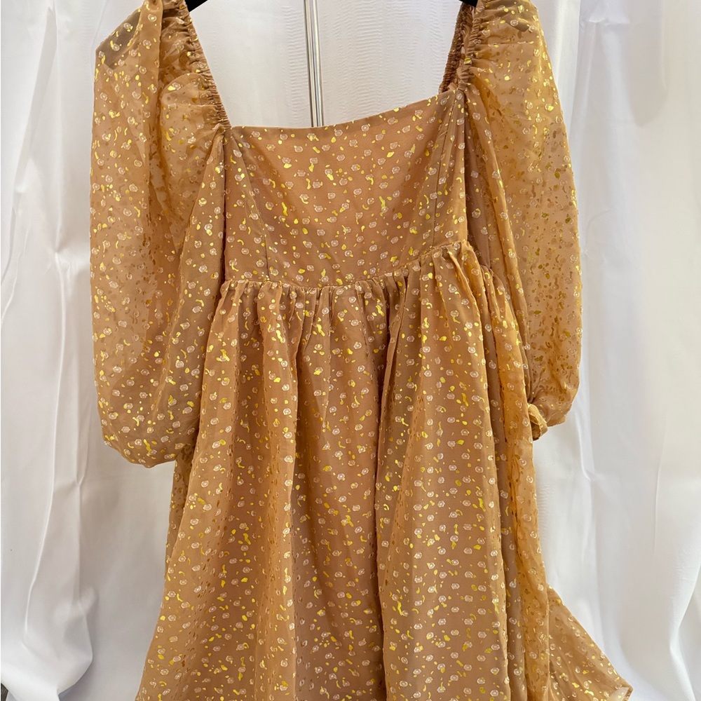 Floral Puff Sleeve Dress